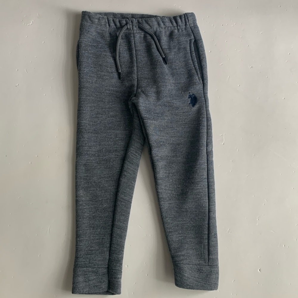 U.S. Polo Heather Gray Sweatpants for Everyday Comfort Boys 4T